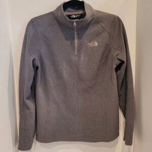 The North Face Pullover Fleece Quarter Zip Size Medium - Taupe**